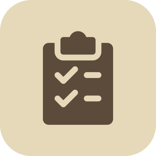 Ícono de contenido organizado